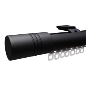 Busche vion railroede 20mm mat zwart