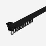RR Gordijnrail Basic Zwart