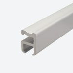 Evo gordijnrail detail wit