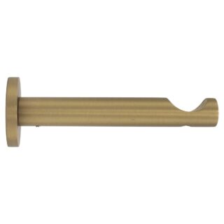 B244120 24 Mat Messing Wandsteun 120mm 28mm Bewerkt