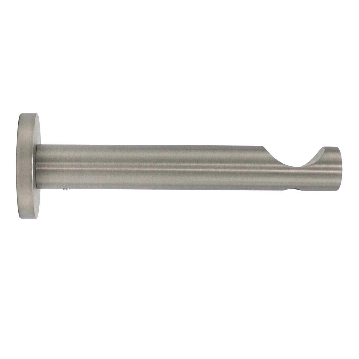 B244120 29 Mat Nikkel Wandsteun 120mm 28mm Bewerkt