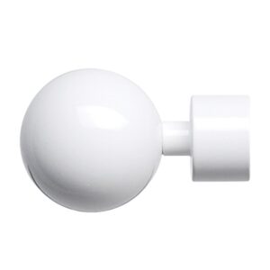 Rr Eindknop Bol Voor 20mm Railroede Wit