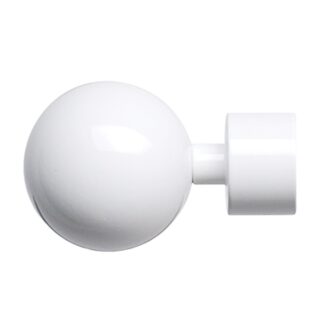 Rr Eindknop Bol Voor 20mm Railroede Wit