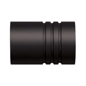 Rr Eindknop Cilinder Voor 28mm Rail Roede Zwart