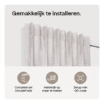 Curtainrail Pleatedwhiteinstallationnl