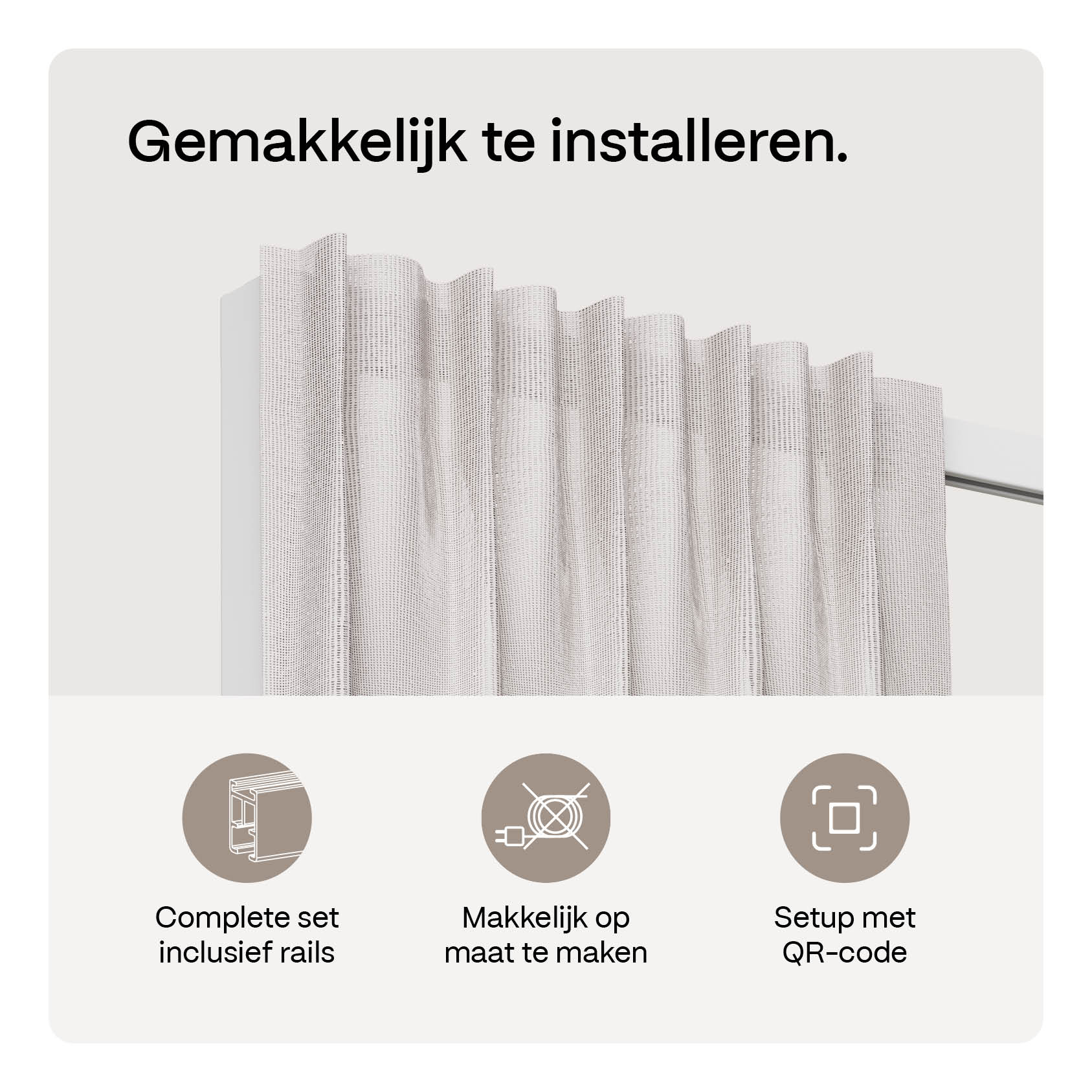 Curtainrail Pleatedwhiteinstallationnl